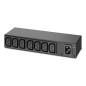 APC AP6015A unité de distribution d'énergie 8 sortie(s) CA 0U/1U Noir APC AP6015A unité de distribution d'énergie 8 sortie(s) CA 0U/1U Noir