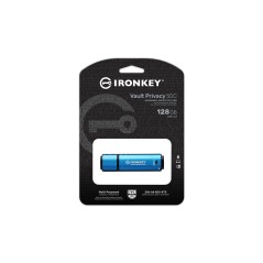 Kingston Technology IronKey 128Go USB-C Vault Privacy 50C chiffrée AES-256, FIPS 197