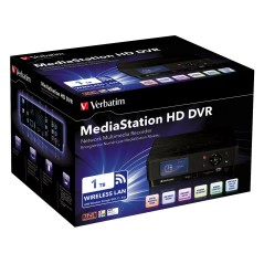 Verbatim MediaStation HD DVR Wireless Network Multimedia Recorder 1TB Noir