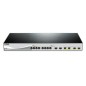 D-Link DXS-1210-12TC/E commutateur réseau Géré L2 10G Ethernet (100/1000/10000) 1U Noir, Argent D-Link DXS-1210-12TC/E commutateur réseau Géré L2 10G Ethernet (100/1000/10000) 1U Noir, Argent