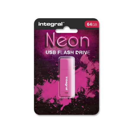 Integral INFD64GBNEONPK lecteur USB flash 64 Go 2.0