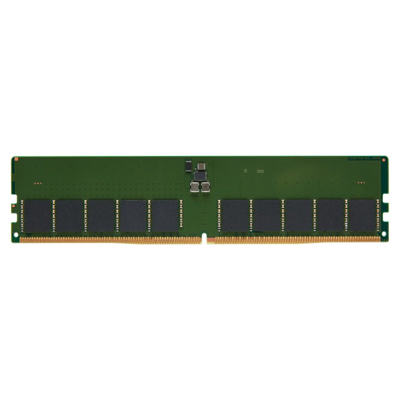 Kingston Technology KSM56E46BD8KM-32HA module de mémoire 32 Go 1 x 32 Go DDR5 5600 MT/s 288-pin DIMM ECC Kingston Technology KSM56E46BD8KM-32HA module de mémoire 32 Go 1 x 32 Go DDR5 5600 MT/s 288-pin DIMM ECC