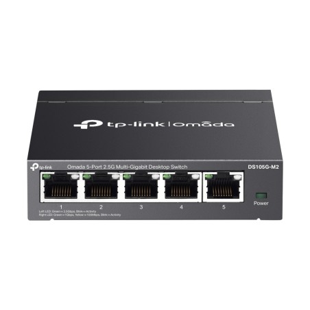 TP-Link Omada DS105G-M2 commutateur réseau Non-géré 2.5G Ethernet (100 1000 2500) Noir