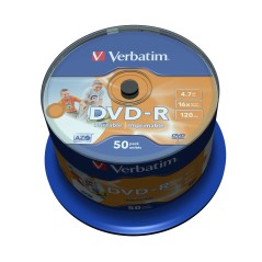 Verbatim 43533 DVD vierge 4,7 Go DVD-R 50 pièce(s)