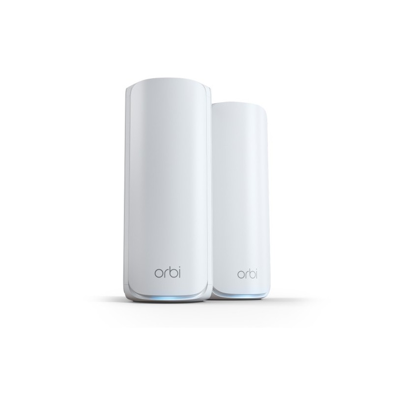 NETGEAR Orbi 770 Tri-bande (2,4 GHz / 5 GHz / 6 GHz) Wi-Fi 7 (802.11be) Blanc 7 Interne NETGEAR Orbi 770 Tri-bande (2,4 GHz / 5 GHz / 6 GHz) Wi-Fi 7 (802.11be) Blanc 7 Interne