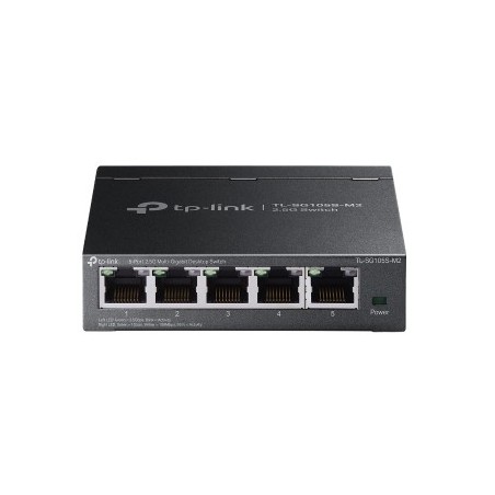 TP-Link TL-SG105S-M2 commutateur réseau Géré 2.5G Ethernet (100 1000 2500) Noir