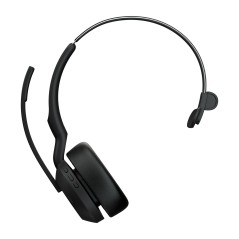 Jabra Evolve2 55 Casque Sans fil Arceau Bureau/Centre d'appels USB Type-C Bluetooth Socle de chargement