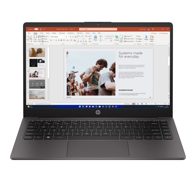 HP 245 G10 AMD Ryzen™ 5 7530U Ordinateur portable 35,6 cm (14") Full HD 16 Go DDR4-SDRAM 512 Go SSD Wi-Fi 6 (802.11ax) Windows HP 245 G10 AMD Ryzen™ 5 7530U Ordinateur portable 35,6 cm (14") Full HD 16 Go DDR4-SDRAM 512 Go SSD Wi-Fi 6 (802.11ax) Windows