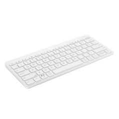 HP 350 WHT Compact Multi-Devic - Tastatur - Bluetooth 5 clavier Maison Blanc