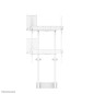 Neomounts WL55-875WH1 Support mural pour écran 55-100" - motorisé - TÜV Neomounts WL55-875WH1 Support mural pour écran 55-100" - motorisé - TÜV