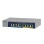 NETGEAR MS108UP Non-géré 2.5G Ethernet (100/1000/2500) Connexion Ethernet, supportant l'alimentation via ce port (PoE)