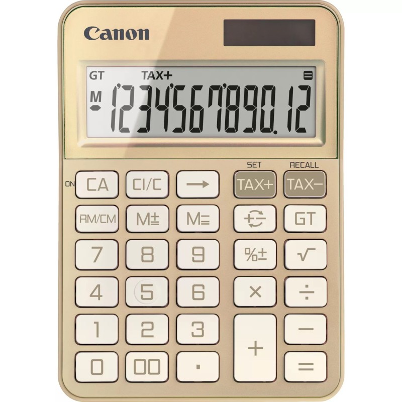 Canon KS-125KB calculatrice Bureau Calculatrice basique Or Canon KS-125KB calculatrice Bureau Calculatrice basique Or