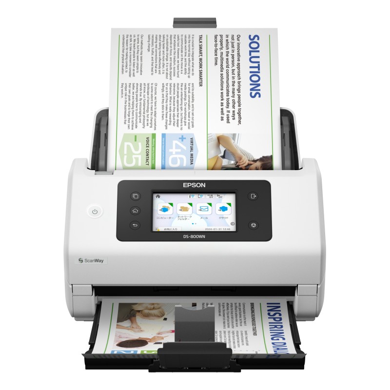 Epson WorkForce DS-800WN Alimentation feuille à feuille de scanner 600 x 600 DPI A4 Blanc Epson WorkForce DS-800WN Alimentation feuille à feuille de scanner 600 x 600 DPI A4 Blanc