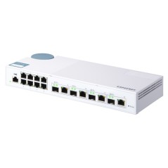 QNAP QSW-M408-4C commutateur réseau Géré L2 Gigabit Ethernet (10 100 1000) Blanc