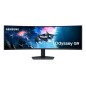 Samsung G95C écran plat de PC 124,5 cm (49") 5120 x 1440 pixels Dual QHD LED Noir Samsung G95C écran plat de PC 124,5 cm (49") 5120 x 1440 pixels Dual QHD LED Noir