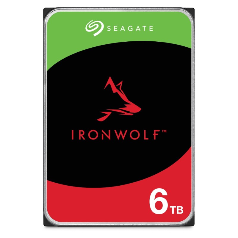 Seagate IronWolf ST6000VN006 disque dur 6 To 5400 tr/min 256 Mo 3.5" Série ATA III Seagate IronWolf ST6000VN006 disque dur 6 To 5400 tr/min 256 Mo 3.5" Série ATA III
