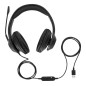 Targus AEH102GL casque Avec fil Arceau Appels/Musique USB Type-A Noir