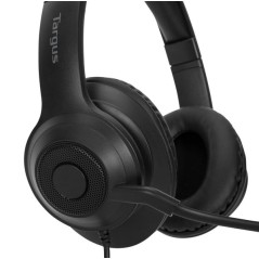 Targus AEH102GL casque Avec fil Arceau Appels Musique USB Type-A Noir
