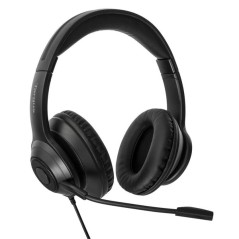 Targus AEH102GL casque Avec fil Arceau Appels Musique USB Type-A Noir