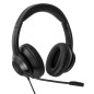 Targus AEH102GL casque Avec fil Arceau Appels/Musique USB Type-A Noir