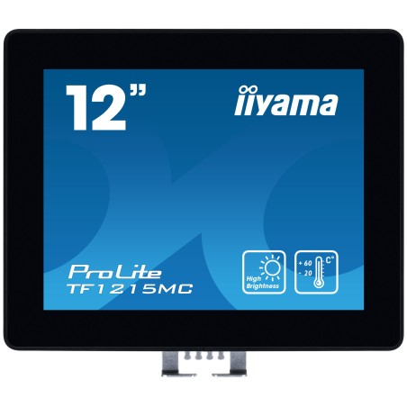 iiyama TF1215MC-B1 écran plat de PC 30,7 cm (12.1") 1024 x 768 pixels LCD Écran tactile Noir
