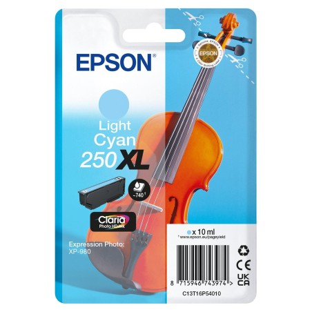 Epson Violin Claria Photo HD cartouche d'encre 1 pièce(s) Original Rendement élevé (XL) Cyan clair