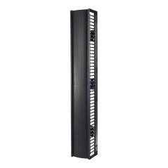 APC Gestionnaire de câbles vertical Valueline pour racks à 2 et 4 montants, 84" (H) x 12" (l), un seul côté avec porte