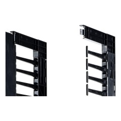 APC Gestionnaire de câbles vertical Valueline pour racks à 2 et 4 montants, 84" (H) x 12" (l), un seul côté avec porte