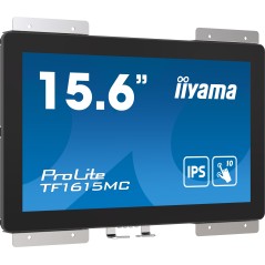 iiyama ProLite TF1615MC-B1 écran plat de PC 39,6 cm (15.6") 1920 x 1080 pixels Full HD Écran tactile Noir