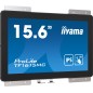 iiyama ProLite TF1615MC-B1 écran plat de PC 39,6 cm (15.6") 1920 x 1080 pixels Full HD Écran tactile Noir iiyama ProLite TF1615MC-B1 écran plat de PC 39,6 cm (15.6") 1920 x 1080 pixels Full HD Écran tactile Noir