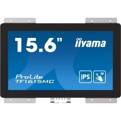 iiyama ProLite TF1615MC-B1 écran plat de PC 39,6 cm (15.6") 1920 x 1080 pixels Full HD Écran tactile Noir