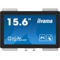 iiyama ProLite TF1615MC-B1 écran plat de PC 39,6 cm (15.6") 1920 x 1080 pixels Full HD Écran tactile Noir iiyama ProLite TF1615MC-B1 écran plat de PC 39,6 cm (15.6") 1920 x 1080 pixels Full HD Écran tactile Noir