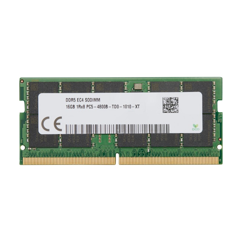 HP Mémoire ECC SODIMM 16 Go DDR5 (1x16 Go) 4800 HP Mémoire ECC SODIMM 16 Go DDR5 (1x16 Go) 4800