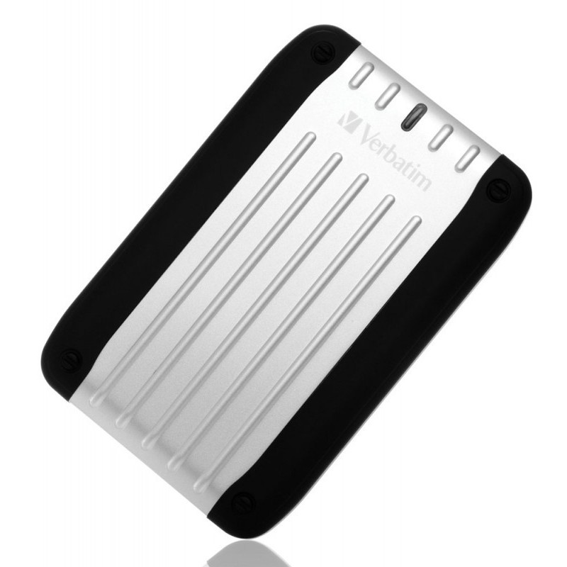 Verbatim Traveller USB 3.0 1TB disque dur externe 1 To 5400 tr/min 2.5" Micro-USB B 3.2 Gen 1 (3.1 Gen 1) Noir, Argent