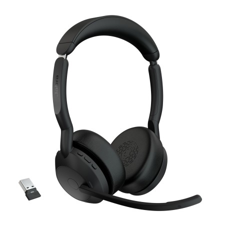 Jabra Evolve2 55 Casque Sans fil Arceau Bureau Centre d'appels USB Type-C Bluetooth Socle de chargement