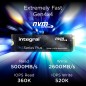 Integral INSSD500GM280NM3P disque SSD 500 Go M.2 PCI Express 4.0 NVMe TLC