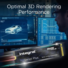 Integral INSSD500GM280NM3P disque SSD 500 Go M.2 PCI Express 4.0 NVMe TLC