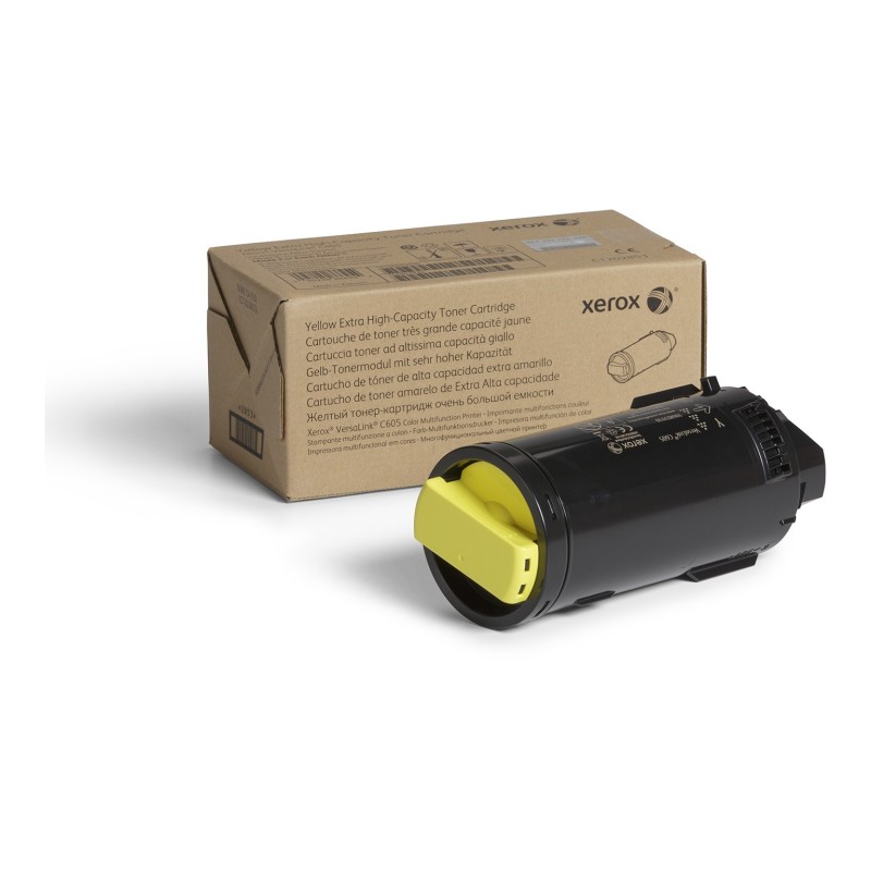 Xerox Cartouche de toner Jaune de Très haute capacité Imprimante couleur multifonctions ® VersaLink® C605 (16800 pages) - Xerox Cartouche de toner Jaune de Très haute capacité Imprimante couleur multifonctions ® VersaLink® C605 (16800 pages) -