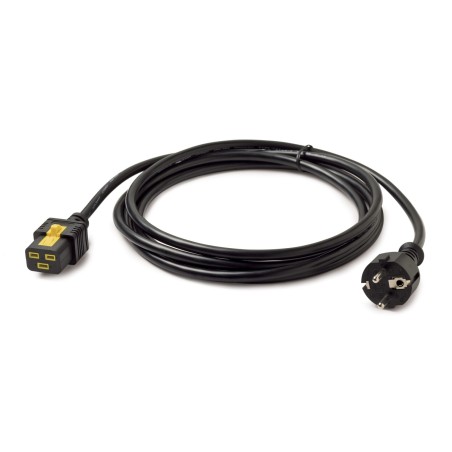 APC NetShelter - Cordon d'alimentation - Verrouillable - 3m - C19 - CEE 7 Schuko