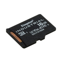 Kingston Technology Carte 16GB microSDHC Industrielle C10 A1 pSLC emballage individuel sans adaptateur