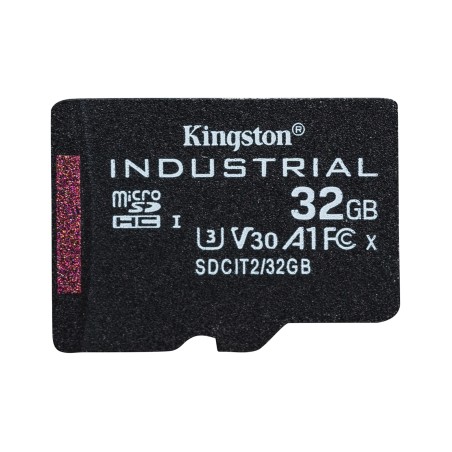 Kingston Technology Carte 32GB microSDHC Industrielle C10 A1 pSLC emballage individuel sans adaptateur