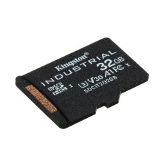 Kingston Technology Carte 32GB microSDHC Industrielle C10 A1 pSLC emballage individuel sans adaptateur