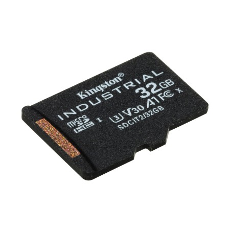 Kingston Technology Carte 32GB microSDHC Industrielle C10 A1 pSLC emballage individuel sans adaptateur