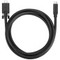 Targus ACC1122GLX câble USB USB 3.2 Gen 1 (3.1 Gen 1) 1,8 m USB C Noir