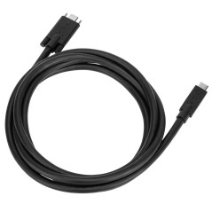Targus ACC1122GLX câble USB USB 3.2 Gen 1 (3.1 Gen 1) 1,8 m USB C Noir
