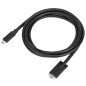 Targus ACC1122GLX câble USB USB 3.2 Gen 1 (3.1 Gen 1) 1,8 m USB C Noir