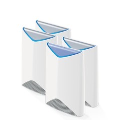 NETGEAR SRK60B04-100EUS système Wi-Fi maillé Tri-bande (2,4 GHz   5 GHz   5 GHz) Wi-Fi 5 (802.11ac) Blanc 4