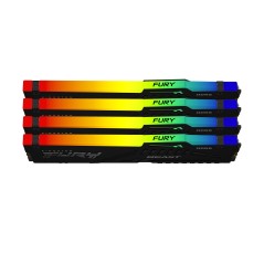 Kingston Technology FURY Beast 64 Go 5600 MT/s DDR5 CL40 DIMM (Kits de 4) RGB XMP
