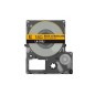Epson C53S672075 ruban d'étiquette Noir sur jaune Epson C53S672075 ruban d'étiquette Noir sur jaune