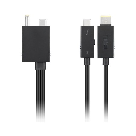 Lenovo 4X90U90621 câble USB 1,5 m USB C USB C/Lightning Noir